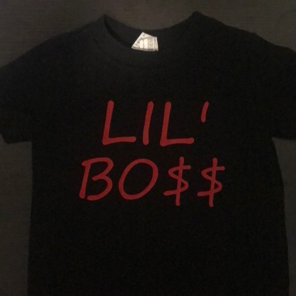 Black and Red Toddler T
